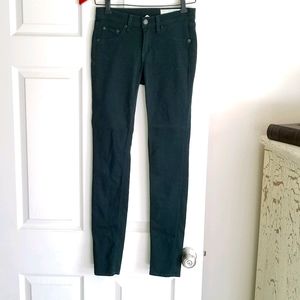 Rag & Bone 25 *26x29.5" Dark Green/Teal Excellent!